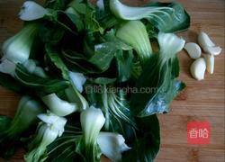 油渣香菇青菜的做法图解1