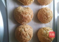 菠萝泡芙 (懒人版)的做法图解7