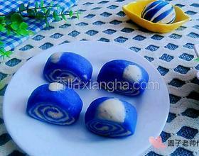 藍(lán)天白云雙色小卷