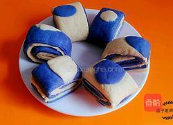 蓝天白云双色小卷的做法图解10