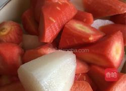 羊肉炖萝卜的做法图解2
