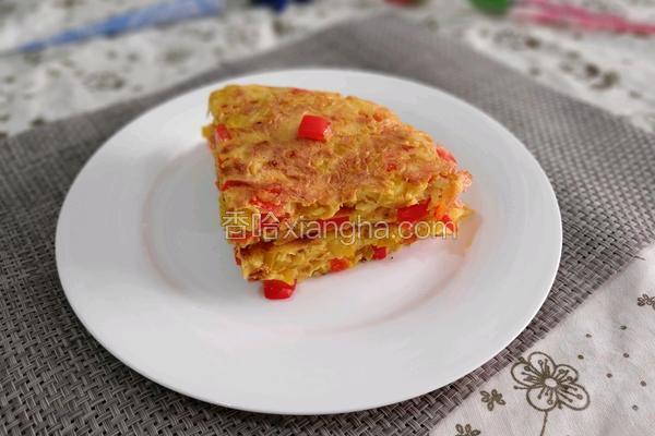 彩椒蛋饼