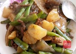 家常土豆豆角炖肉的做法图解6