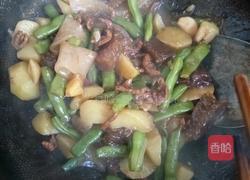 家常土豆豆角炖肉的做法图解5