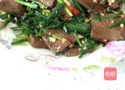 韭菜炒鸭血的做法图解9