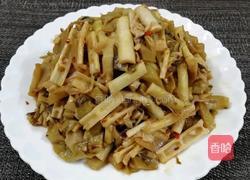 黄竹笋炒酸菜的做法图解10