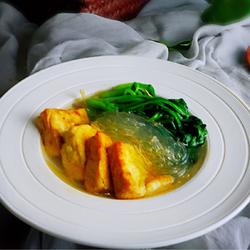 菠菜豆腐粉丝汤的做法[图]