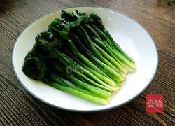 凉拌韭菜结的做法图解3