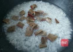 菠菜猪肝粥的做法图解7