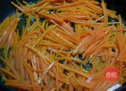胡萝卜炒肉丝的做法图解5