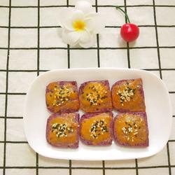 宝宝芝麻紫薯饼的做法[图]