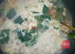 西红柿鸡蛋菠菜面的做法图解5