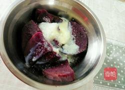 紫薯泥面包卷的做法图解2