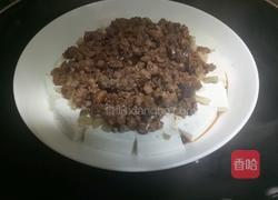 肉末榨菜香菇蒸豆腐的做法图解15