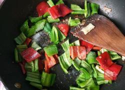 双椒炒猪肝的做法图解8