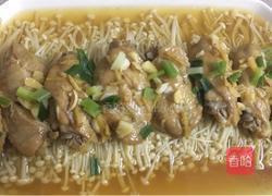 金针菇蒸鸡翅的做法图解6