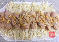 金针菇蒸鸡翅的做法图解5