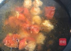 西红柿鸡胸肉丸青菜汤的做法图解11