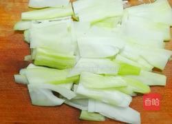 芥蓝炒肉的做法图解2