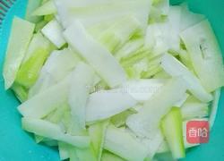 芥蓝炒肉的做法图解3