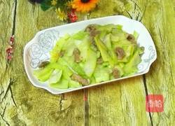 芥蓝炒肉的做法图解8