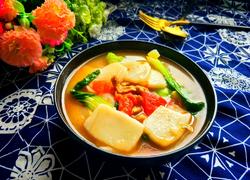 番茄肉丝煮年糕