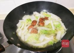 白菜烧丸子的做法图解6