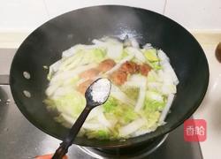 白菜烧丸子的做法图解8