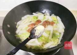 白菜烧丸子的做法图解9