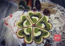 蜜豆椰蓉抹茶吐司的做法图解1