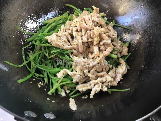 瘦肉炒匀