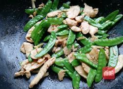 荷兰豆炒鸡胸肉的做法图解9