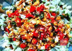 蒸槐花的做法图解7