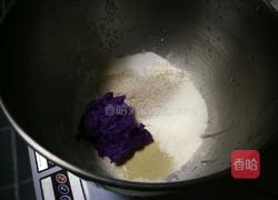 紫薯椰蓉排包的做法图解4