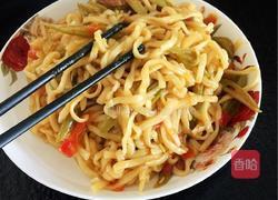瘦肉豆角焖面的做法图解9
