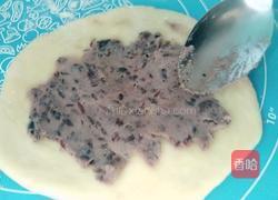 花型豆沙面包的做法图解7
