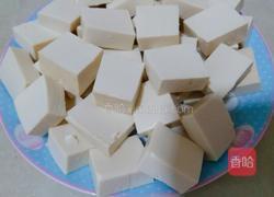 香菇沫烧豆腐的做法图解2