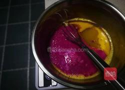 火龙果椰香糯米糕的做法图解4