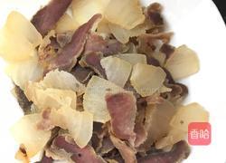 蒜苔炒腊肉的做法图解4