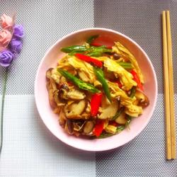 香菇炒腐竹的做法[图]
