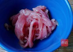 肉丝炒蒜苔的做法图解2