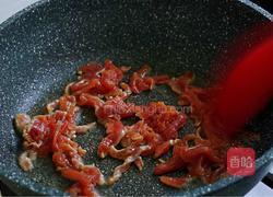 肉丝炒蒜苔的做法图解9