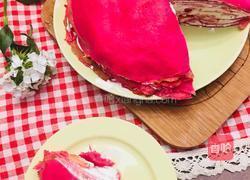 火龙果千层蛋糕的做法图解19