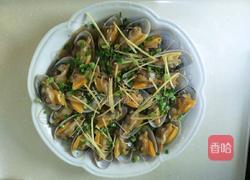 清蒸油蛤的做法图解9