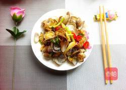 葱爆花蛤的做法图解9