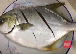 红烧金鲳鱼的做法图解3