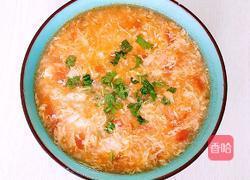 番茄鸡蛋疙瘩汤的做法图解9