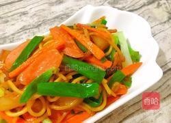 家常炒面的做法图解10