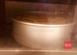 抹茶拉花戚风蛋糕的做法图解15