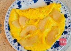 奶香苹果鸡蛋饼的做法图解8